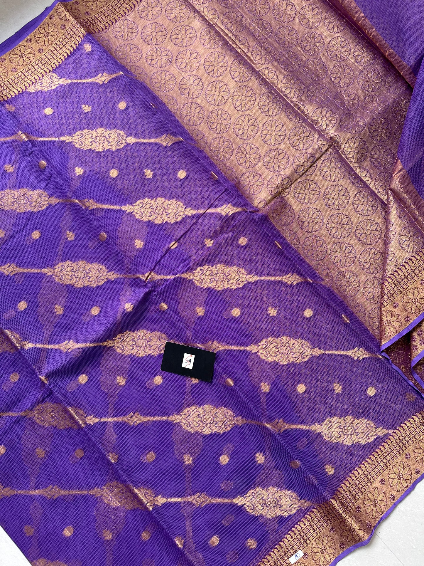 Pure Weaved Kota Cotton Doria Saree