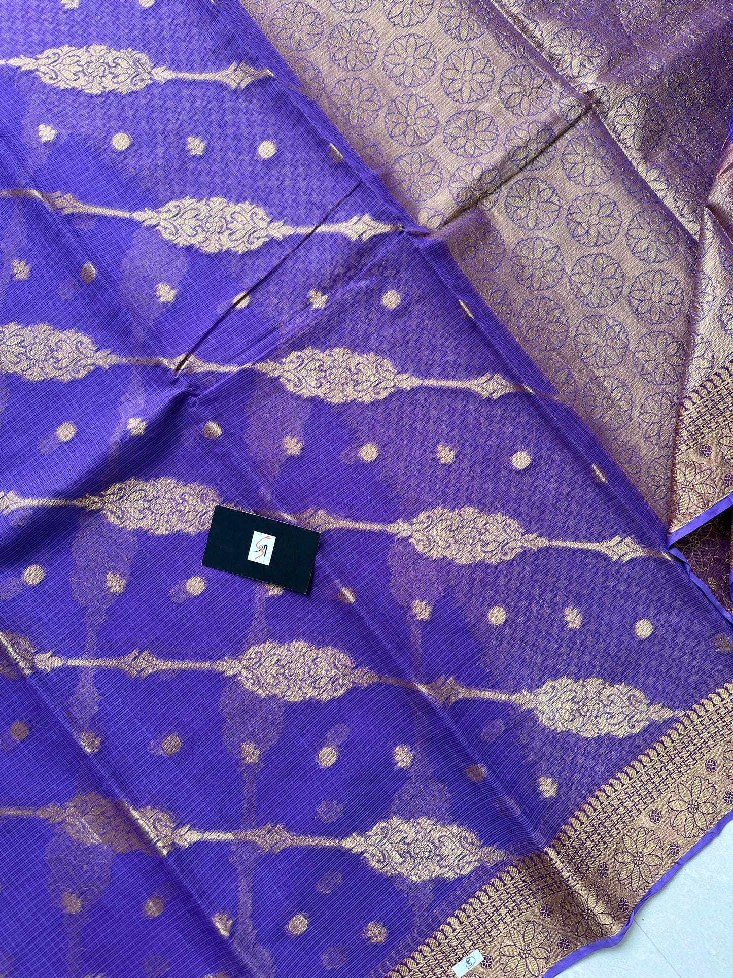 Pure Weaved Kota Cotton Doria Saree