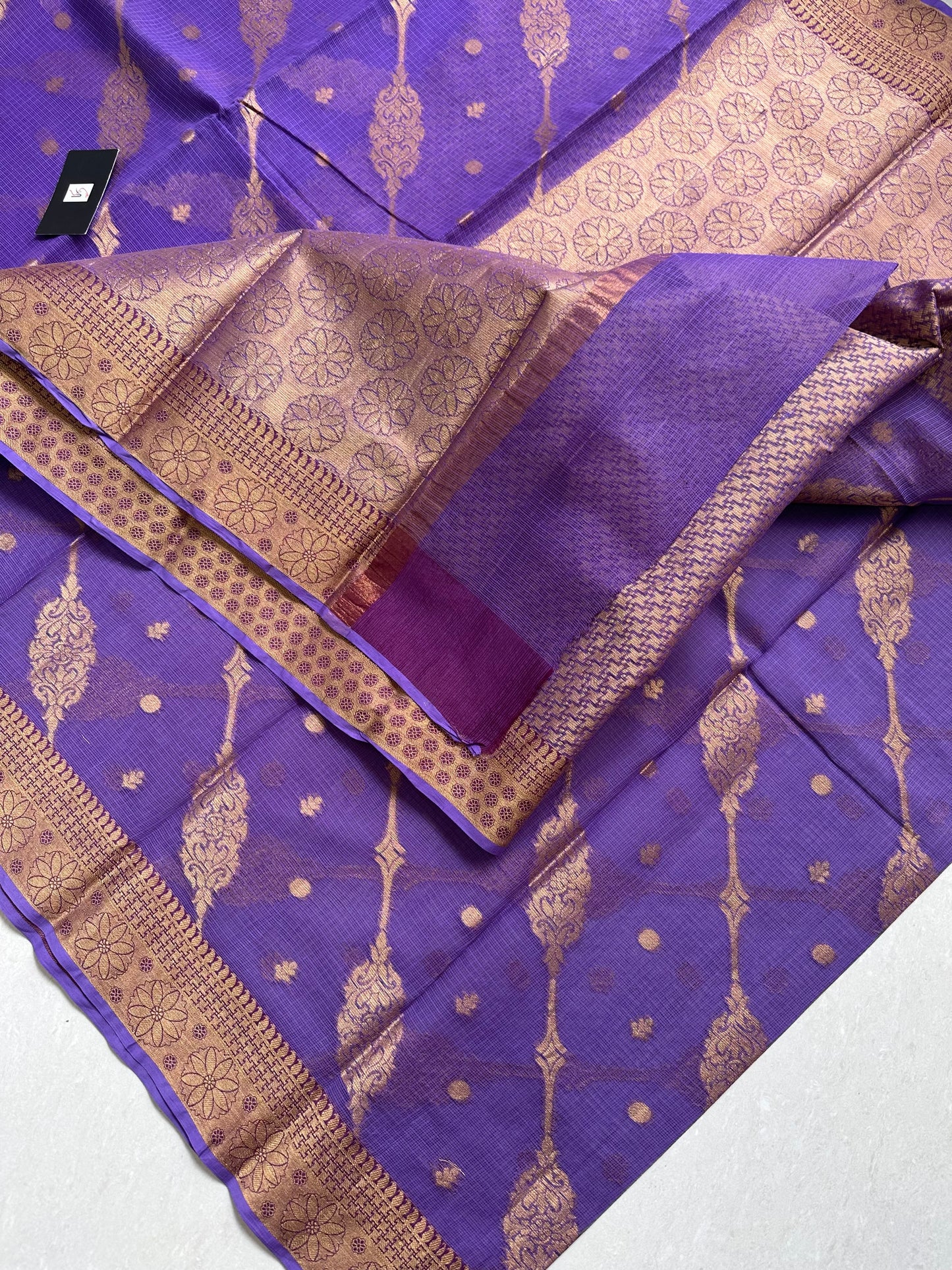 Pure Weaved Kota Cotton Doria Saree