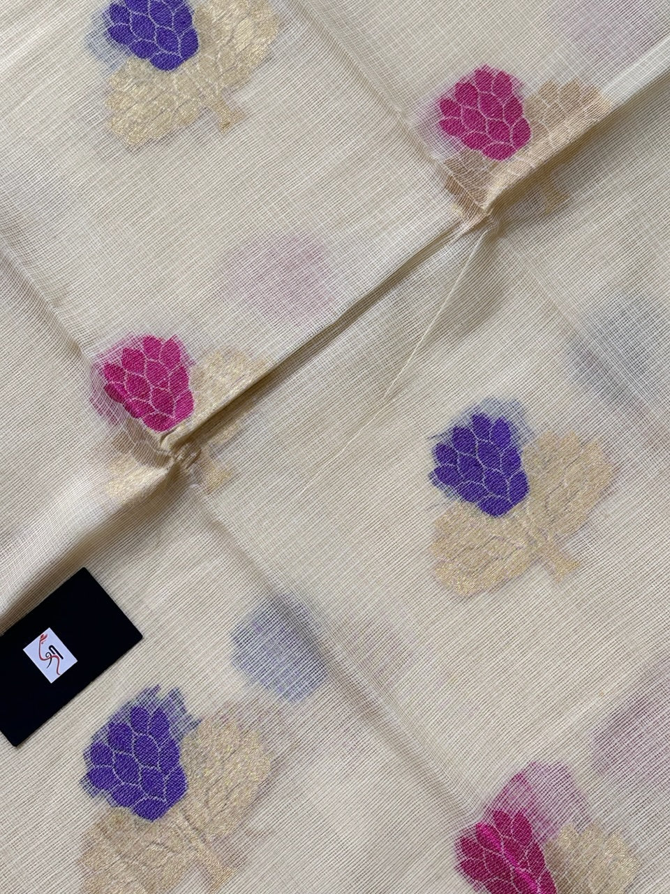 Pure Weaved Kota Cotton Doria Saree