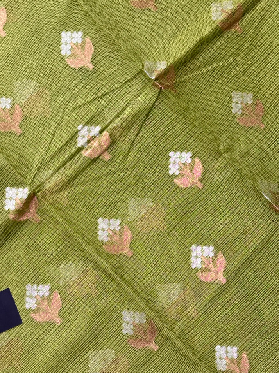 Pure Weaved Kota Cotton Doria Saree