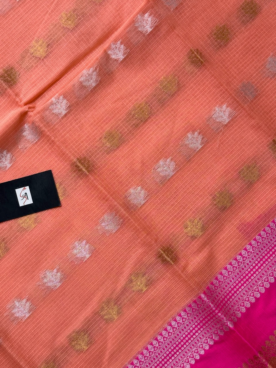 Pure Weaved Kota Cotton Doria Saree