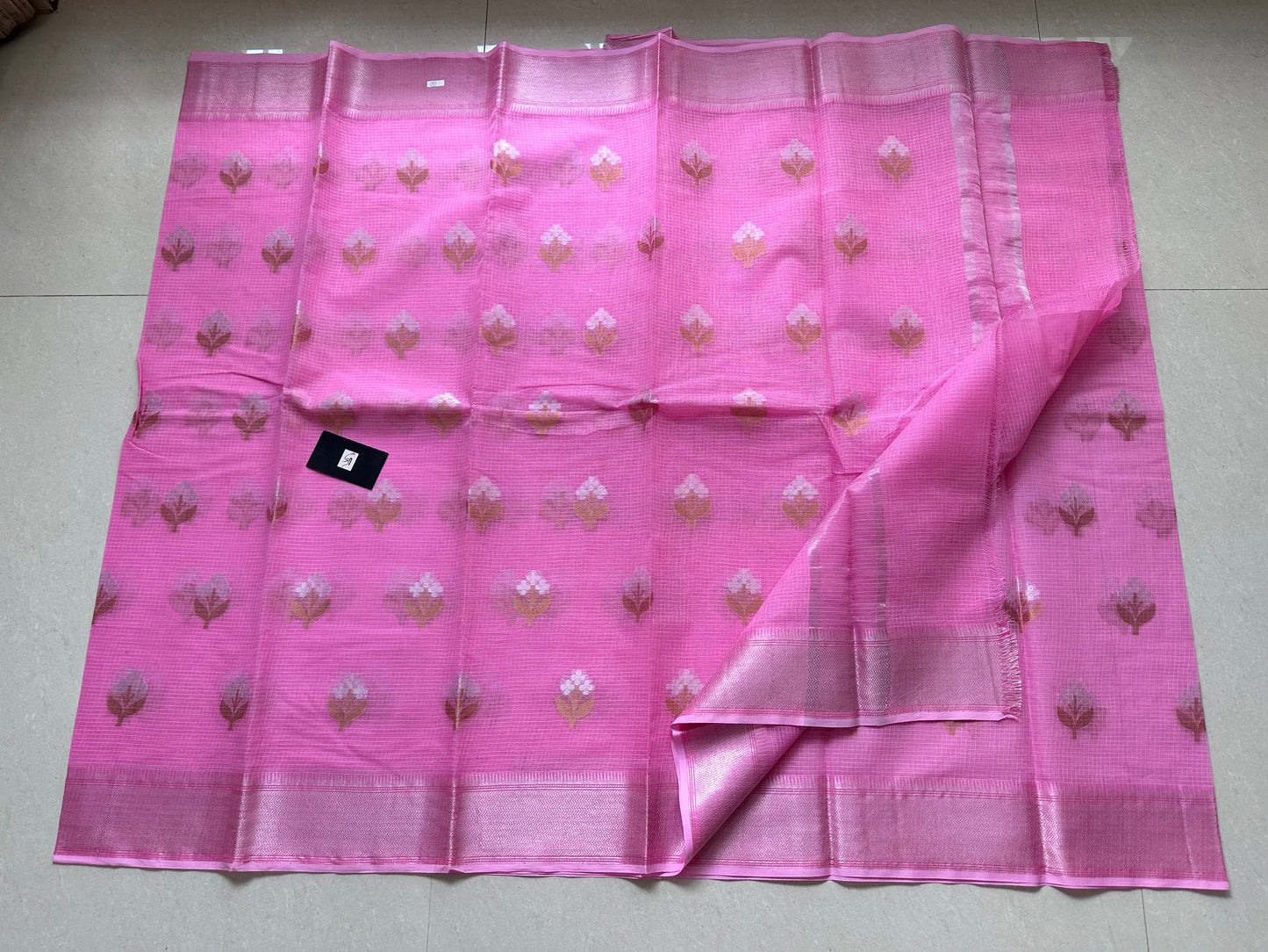 Pure Weaved Kota Cotton Doria Saree