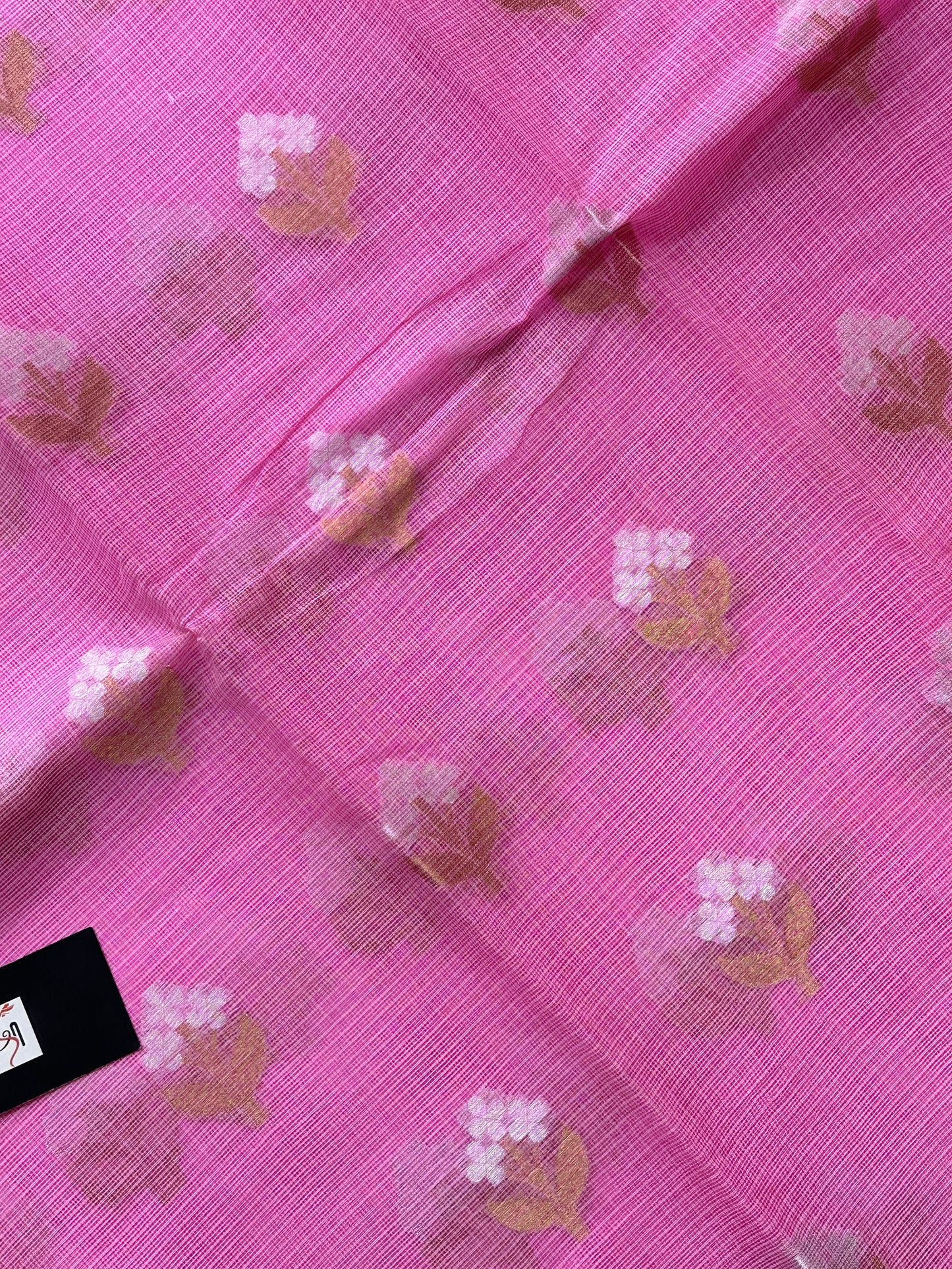 Pure Weaved Kota Cotton Doria Saree