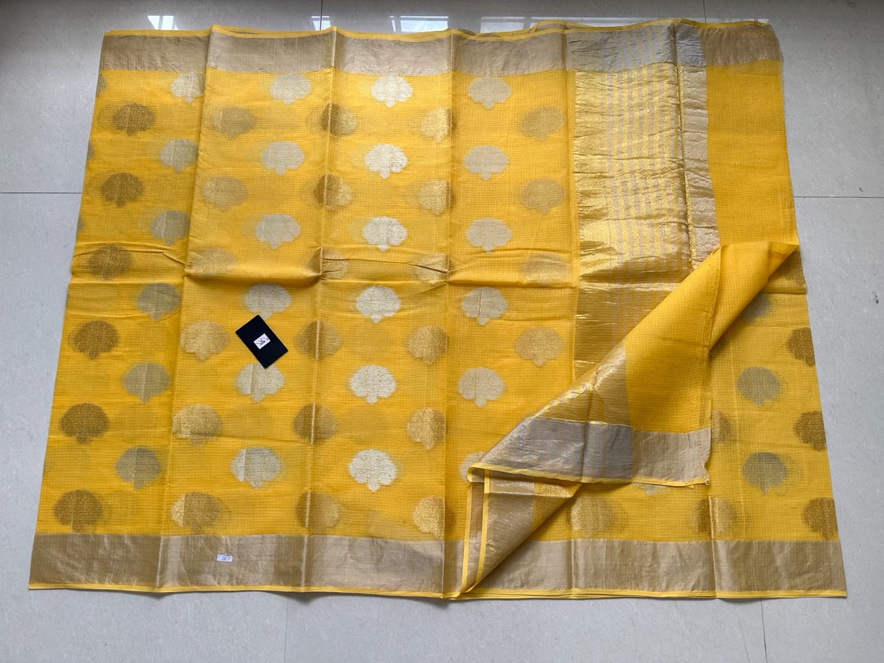 Pure Weaved Kota Cotton Doria Saree