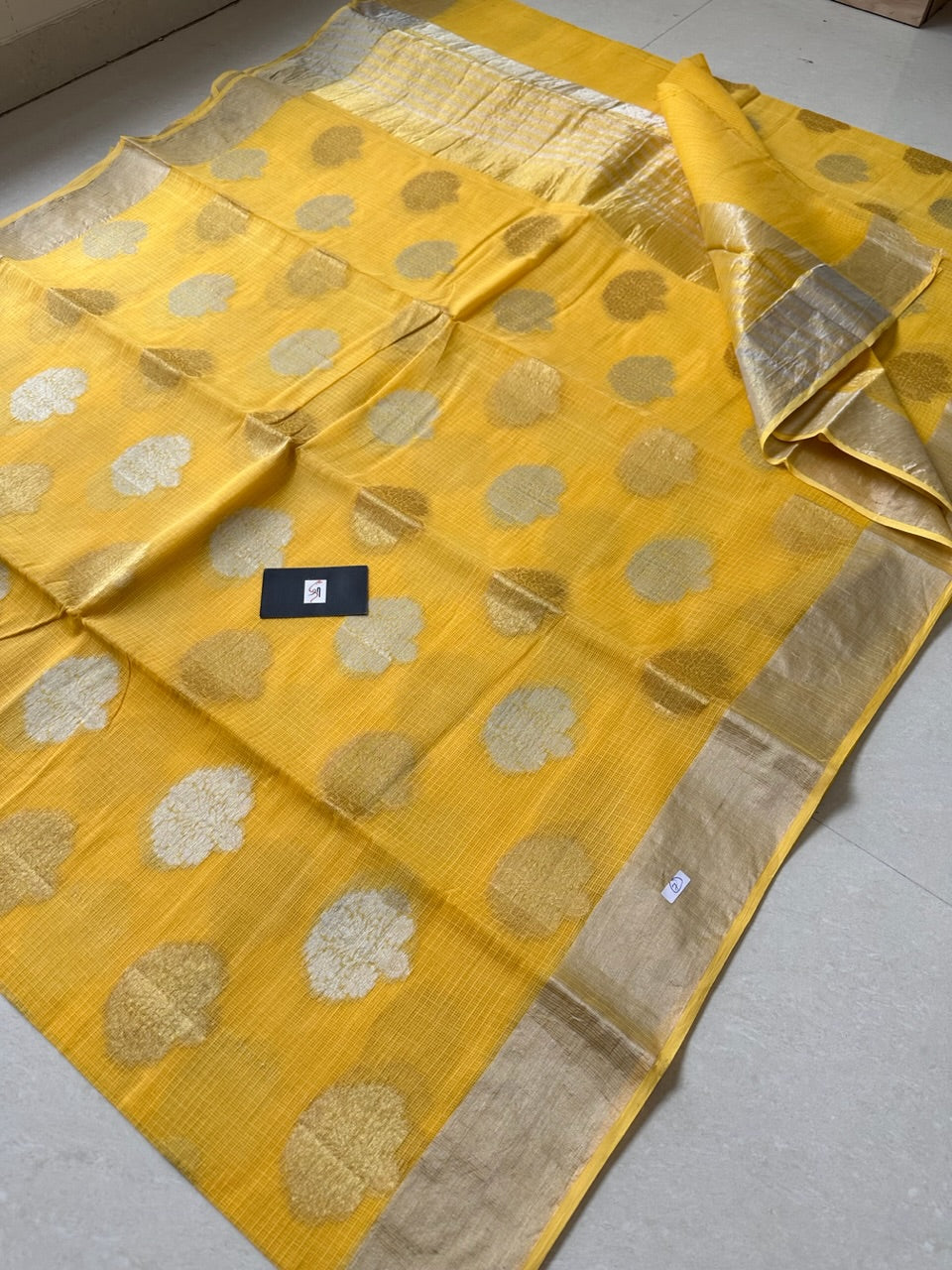 Pure Weaved Kota Cotton Doria Saree