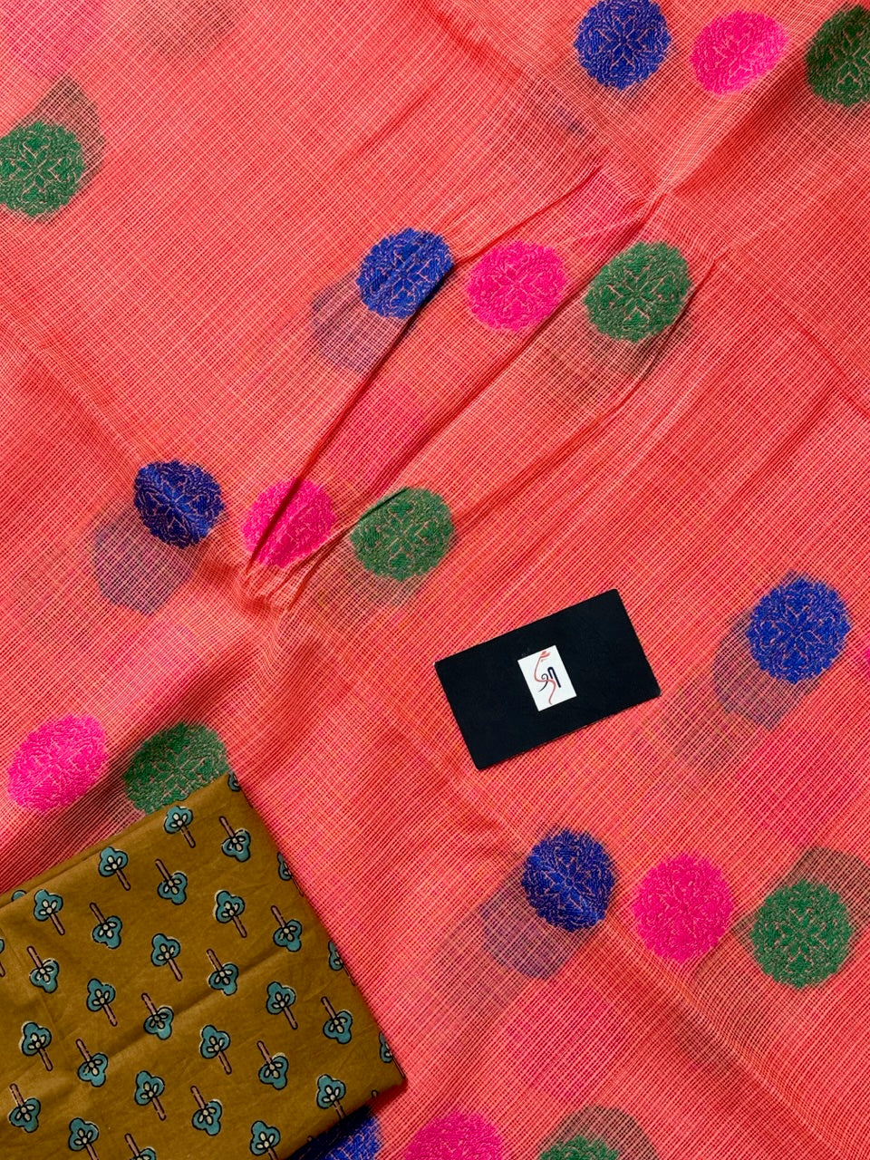 Pure Weaved Kota Cotton Doria Saree