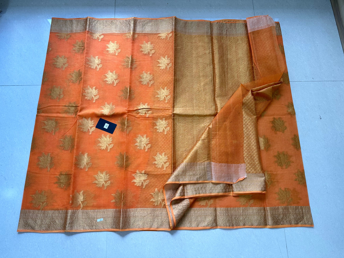 Pure Weaved Kota Cotton Doria Saree