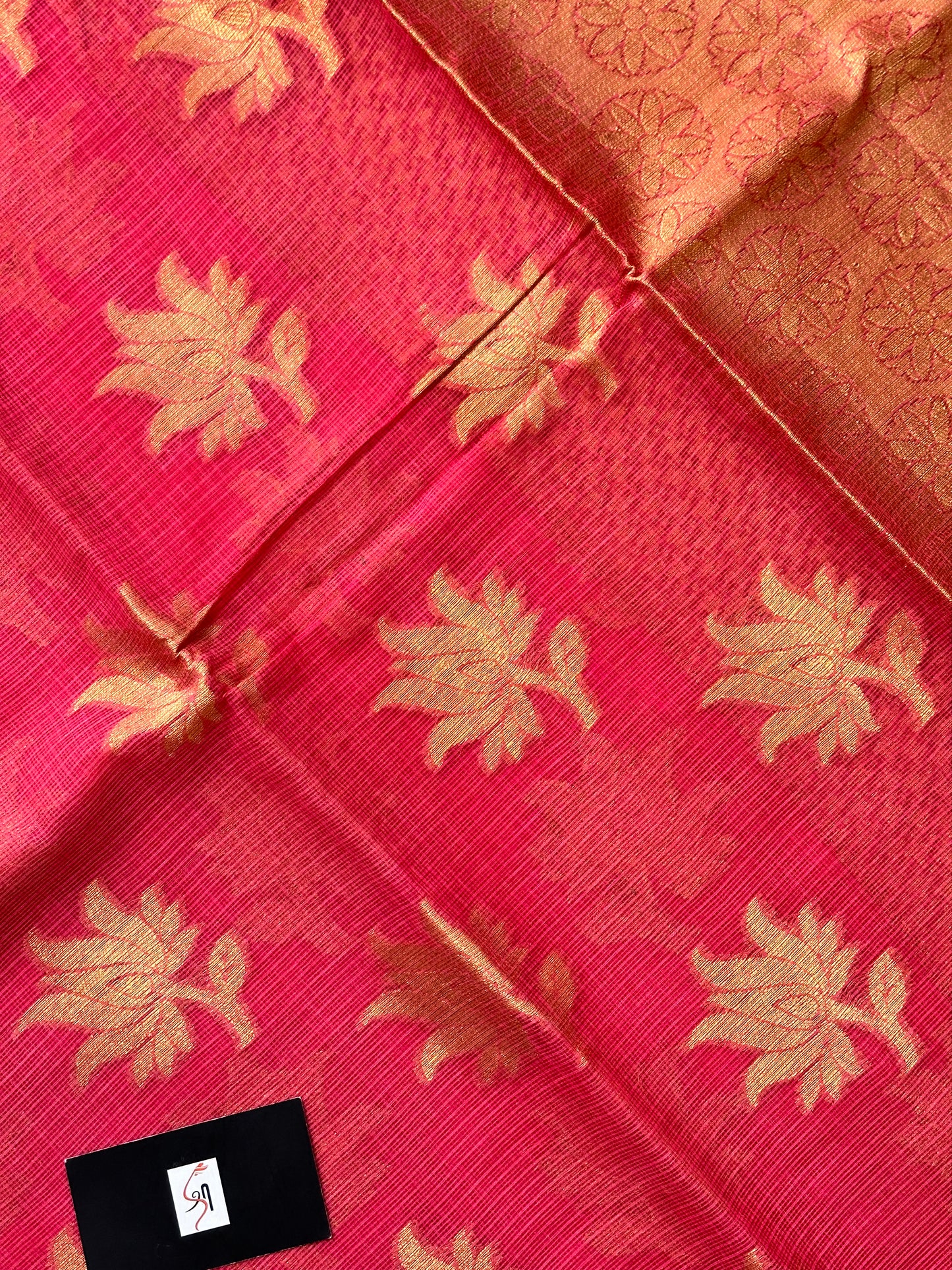 Pure Weaved Kota Cotton Doria Saree