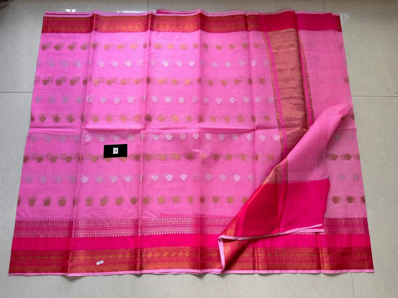 Pure Weaved Kota Cotton Doria Saree