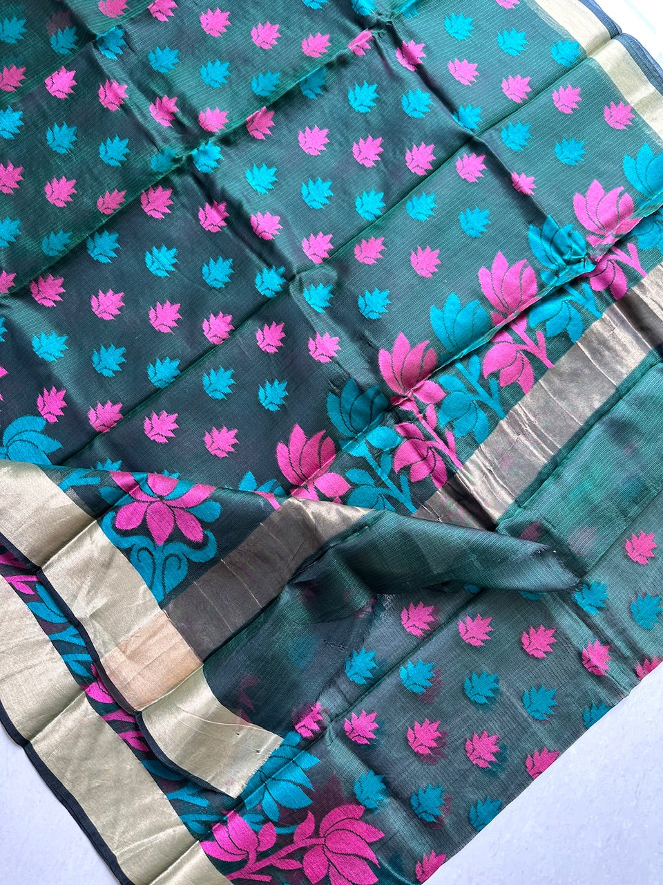 Pure Weaved Kota Silk Saree