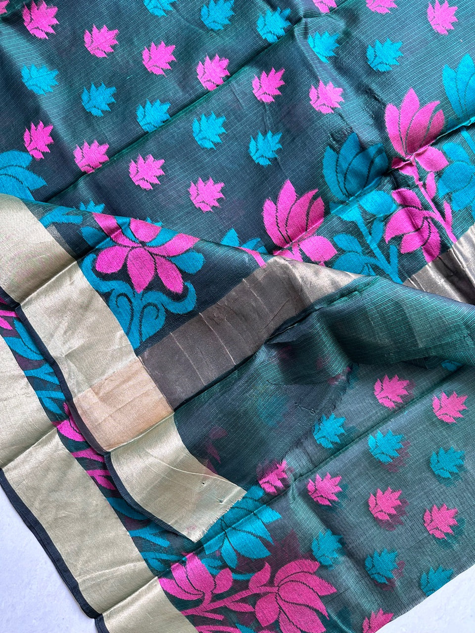 Pure Weaved Kota Silk Saree