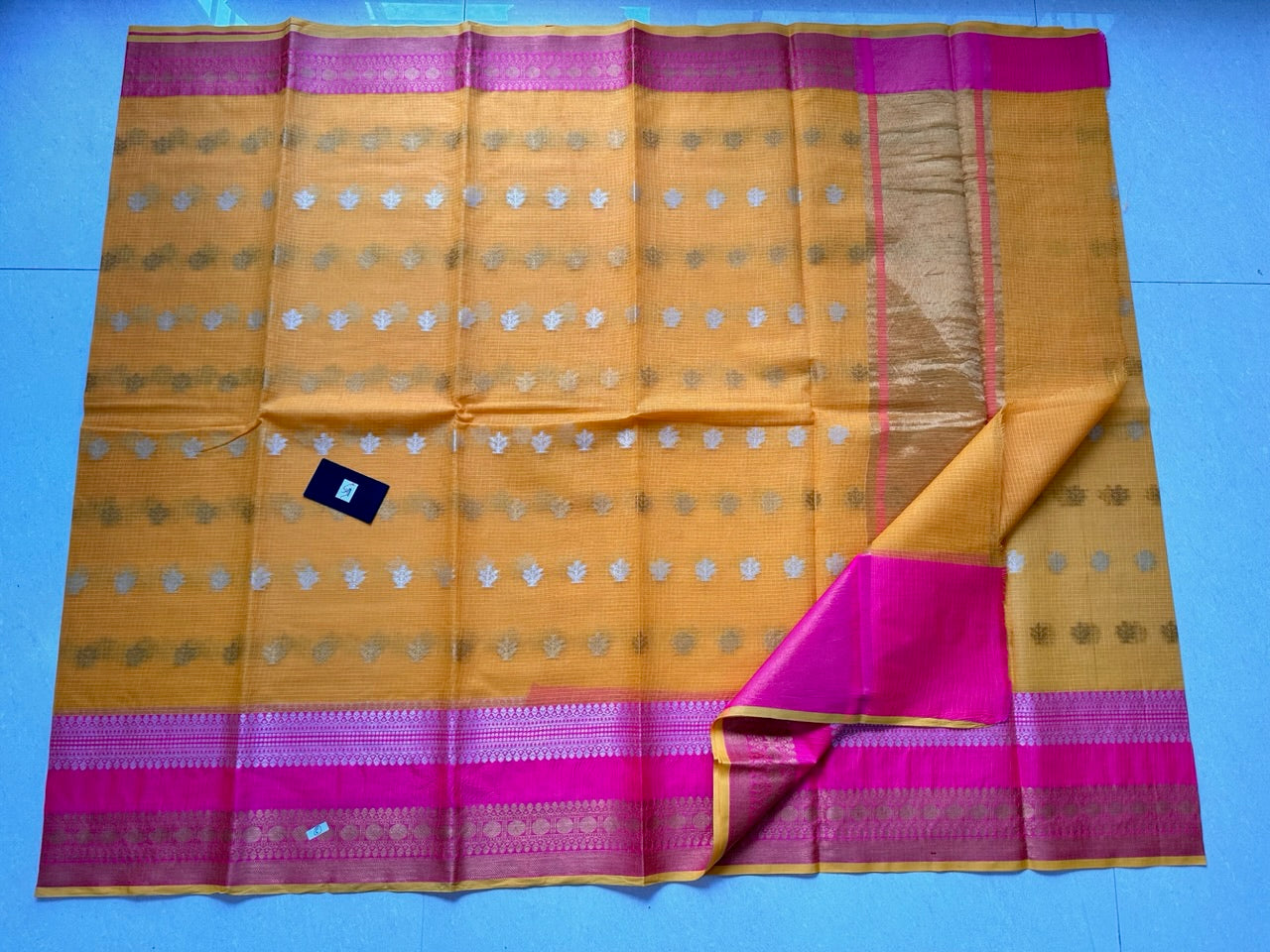 Pure Weaved Kota Cotton Doria Saree