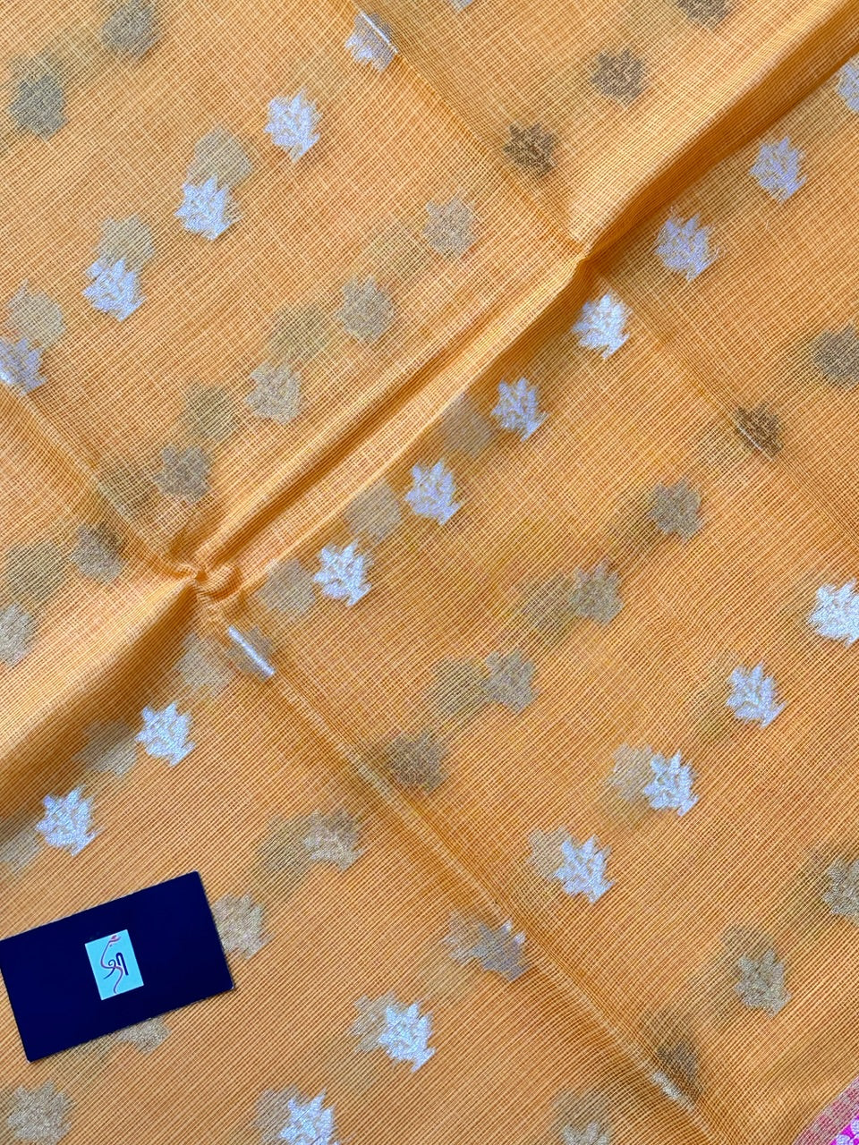 Pure Weaved Kota Cotton Doria Saree