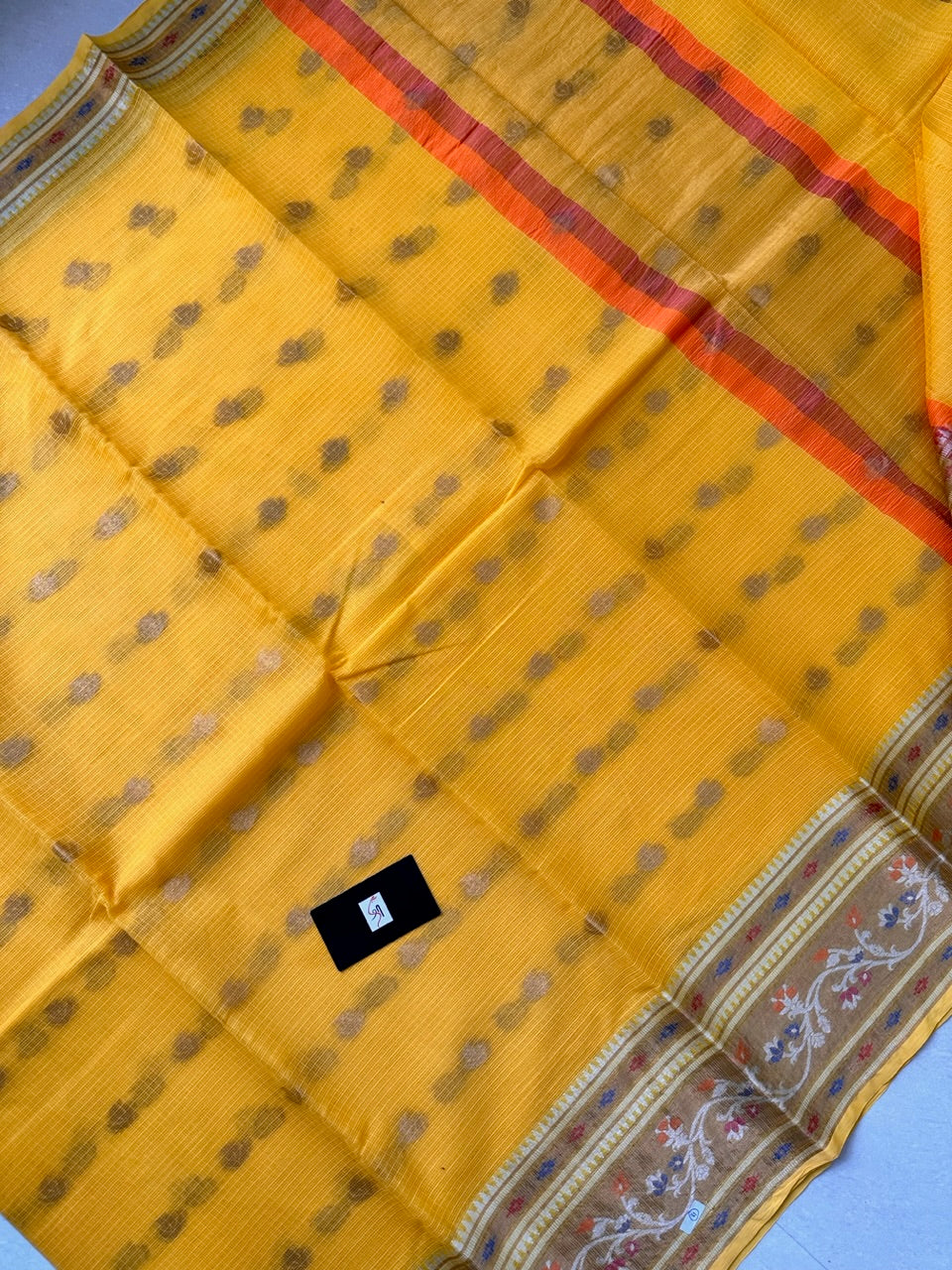 Pure Weaved Kota Cotton Doria Saree