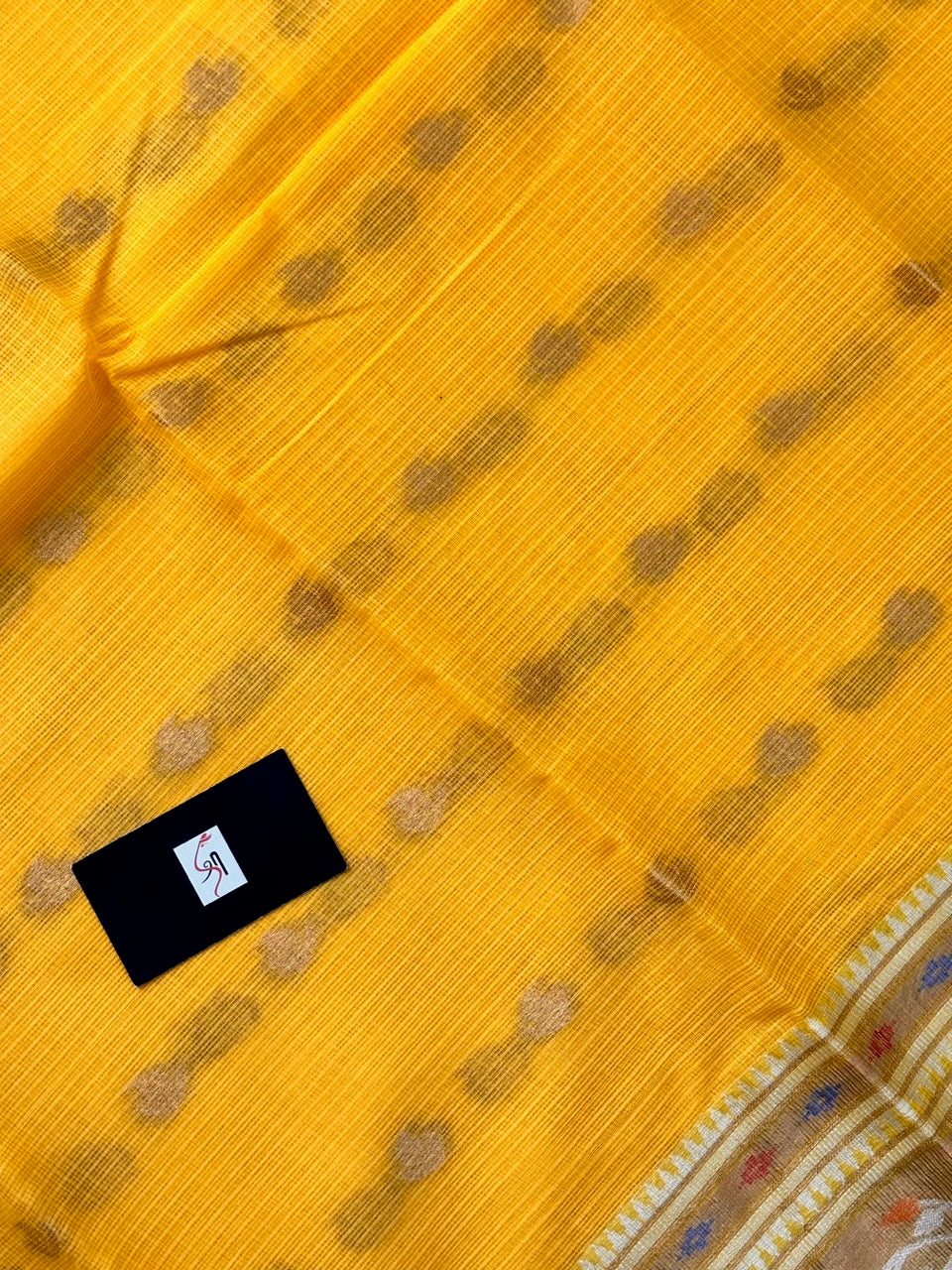 Pure Weaved Kota Cotton Doria Saree