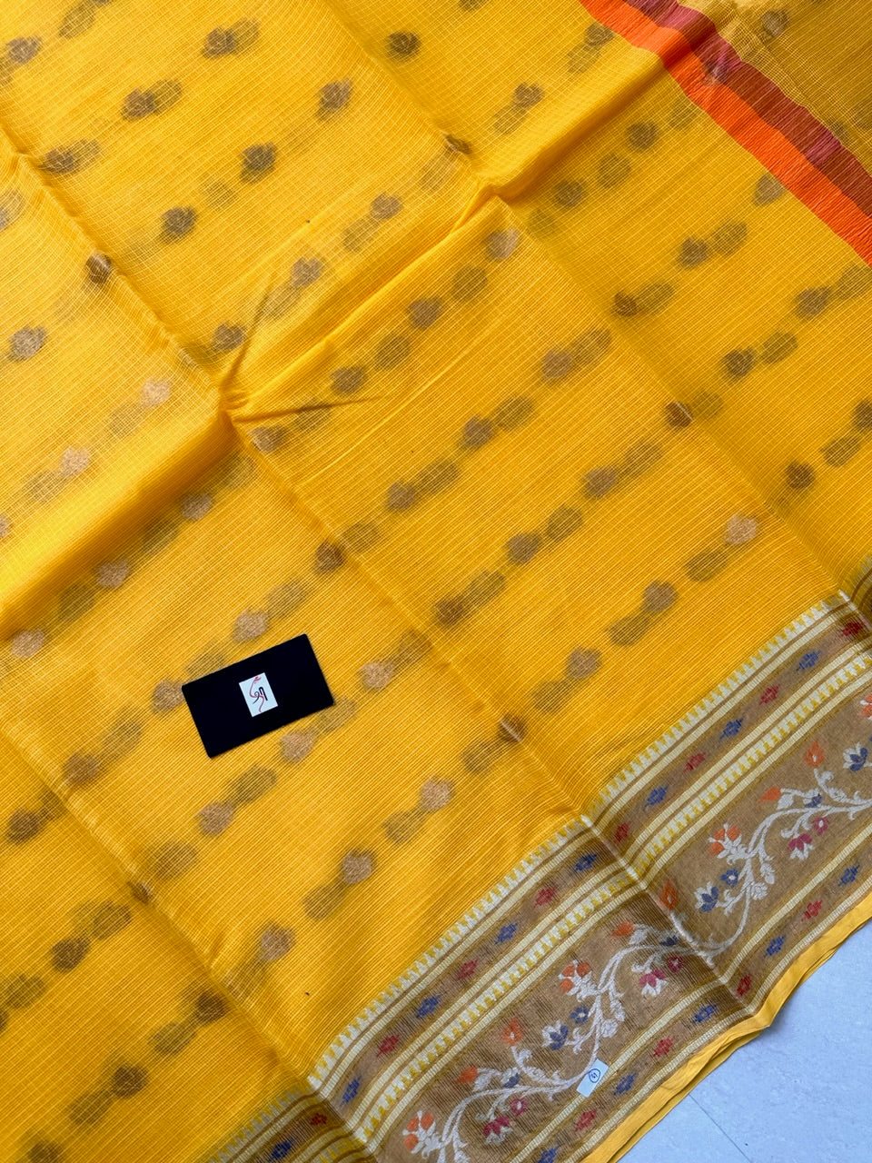 Pure Weaved Kota Cotton Doria Saree