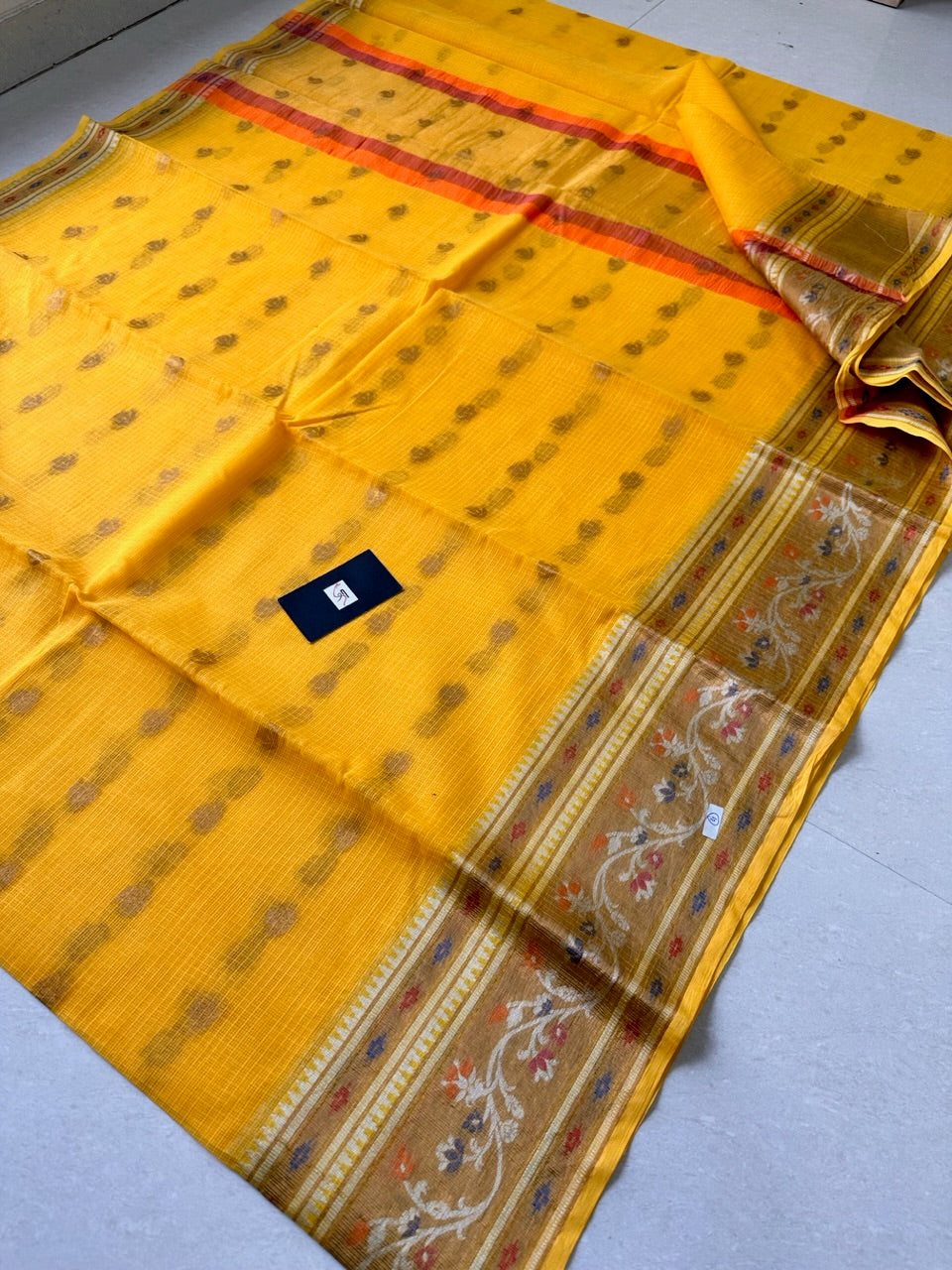 Pure Weaved Kota Cotton Doria Saree