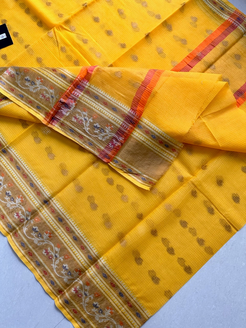 Pure Weaved Kota Cotton Doria Saree