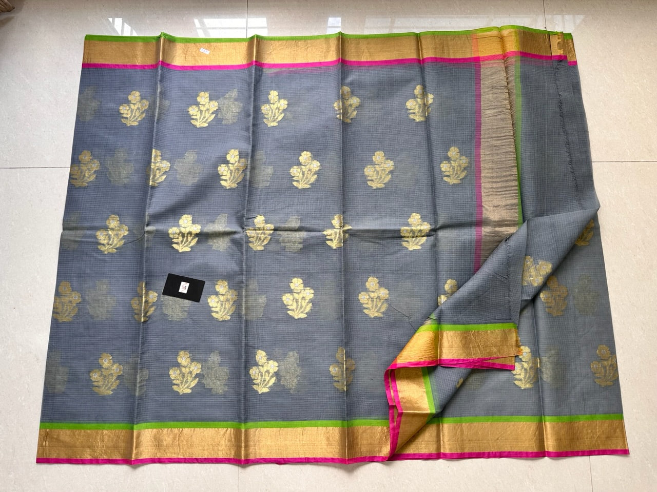 Pure Weaved Kota Cotton Doria Saree