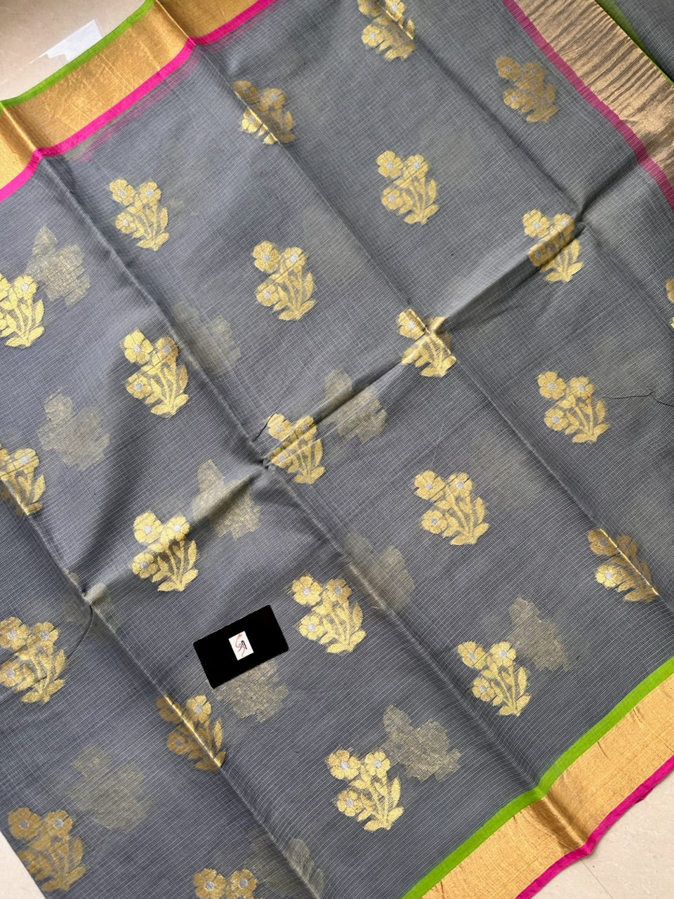 Pure Weaved Kota Cotton Doria Saree