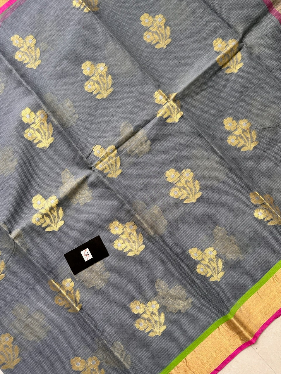 Pure Weaved Kota Cotton Doria Saree