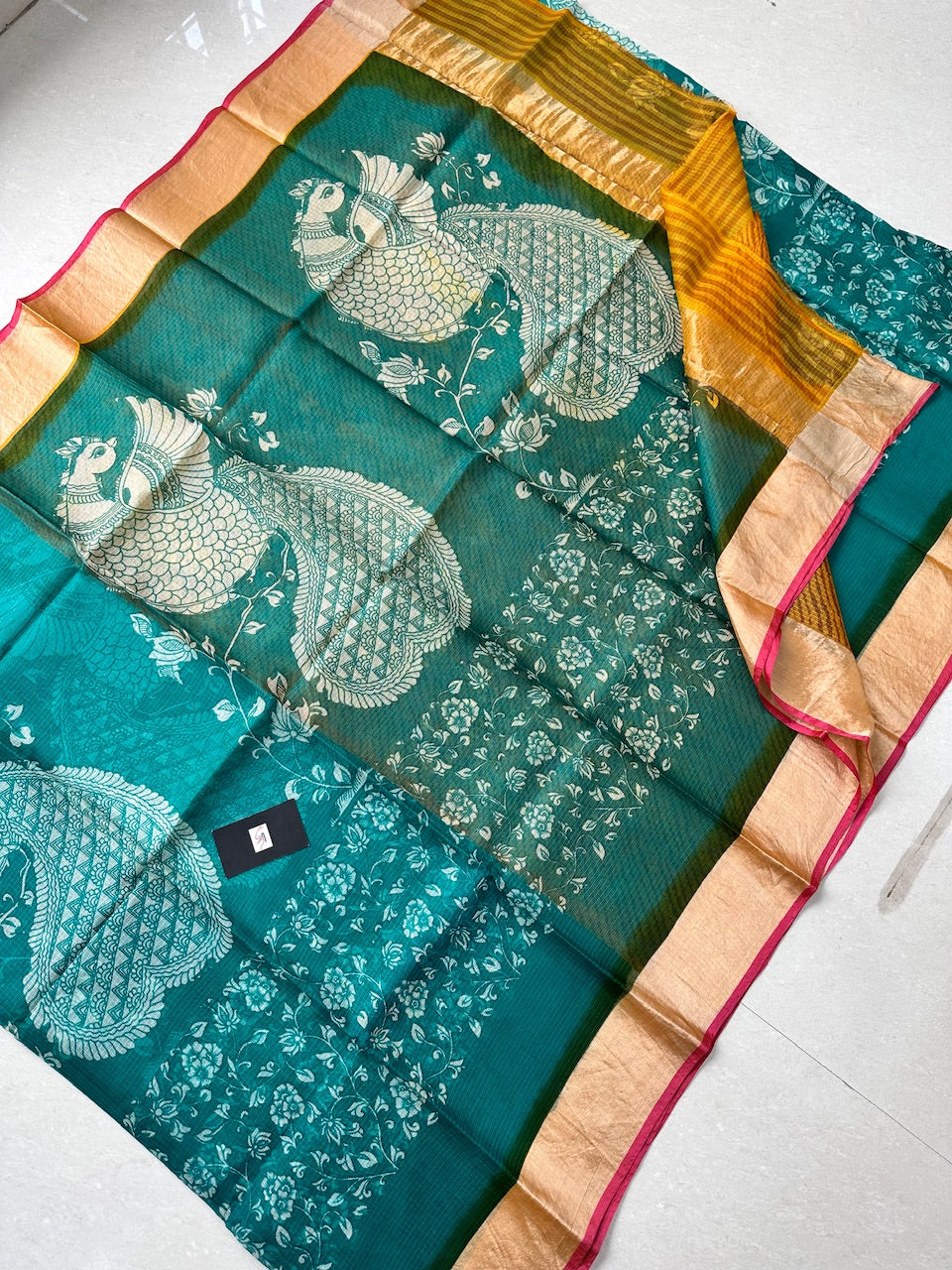 Pure Digital Printed Kota Silk Saree