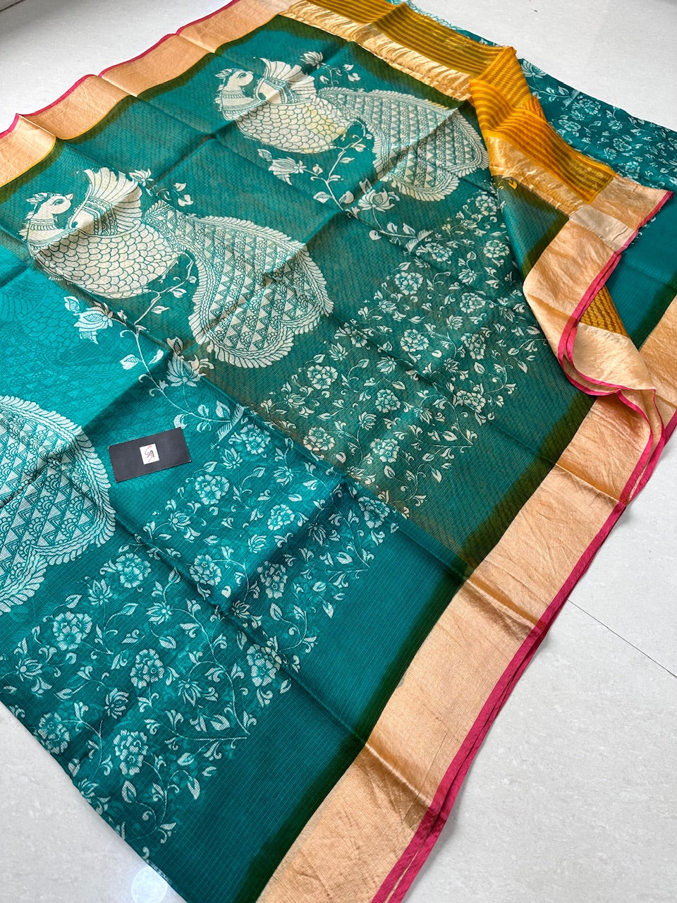 Pure Digital Printed Kota Silk Saree