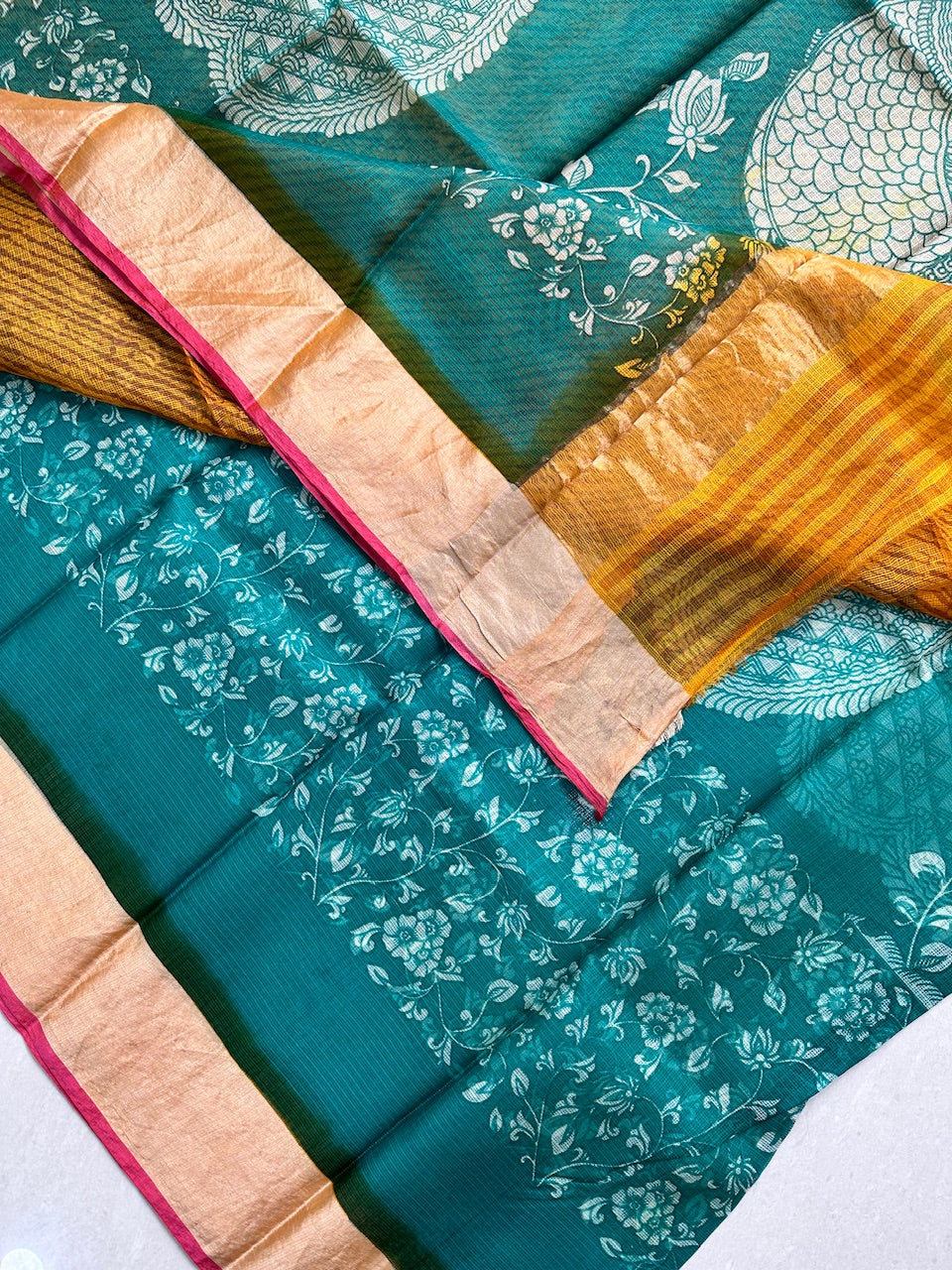 Pure Digital Printed Kota Silk Saree