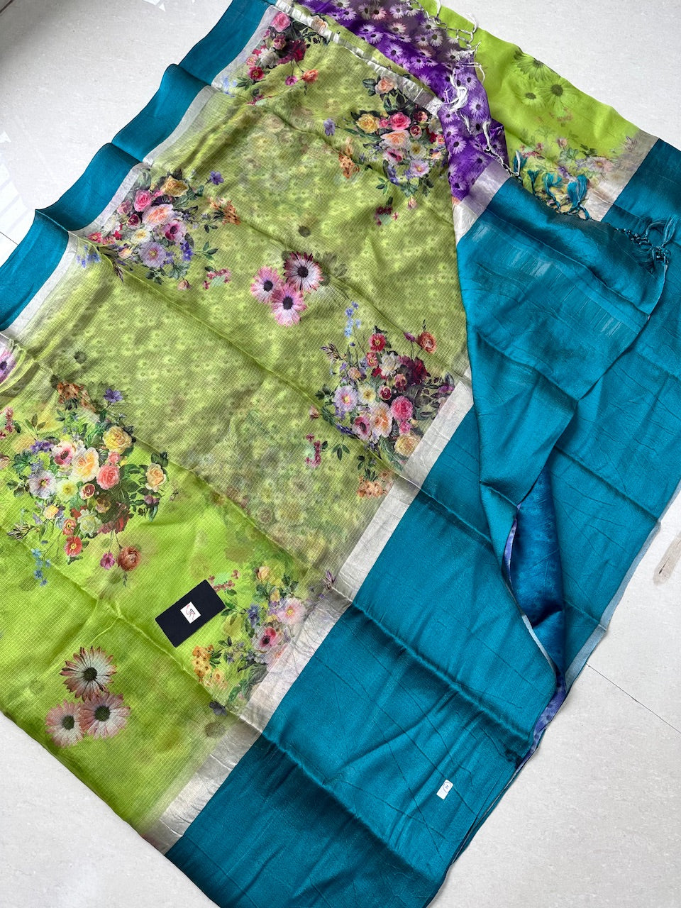 Pure Digital Printed Kota Silk Saree