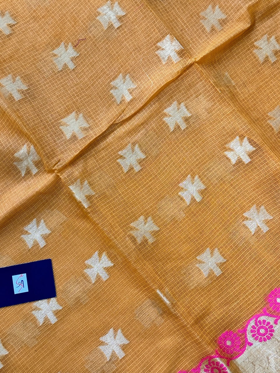 Pure Weaved Kota Cotton Doria Saree