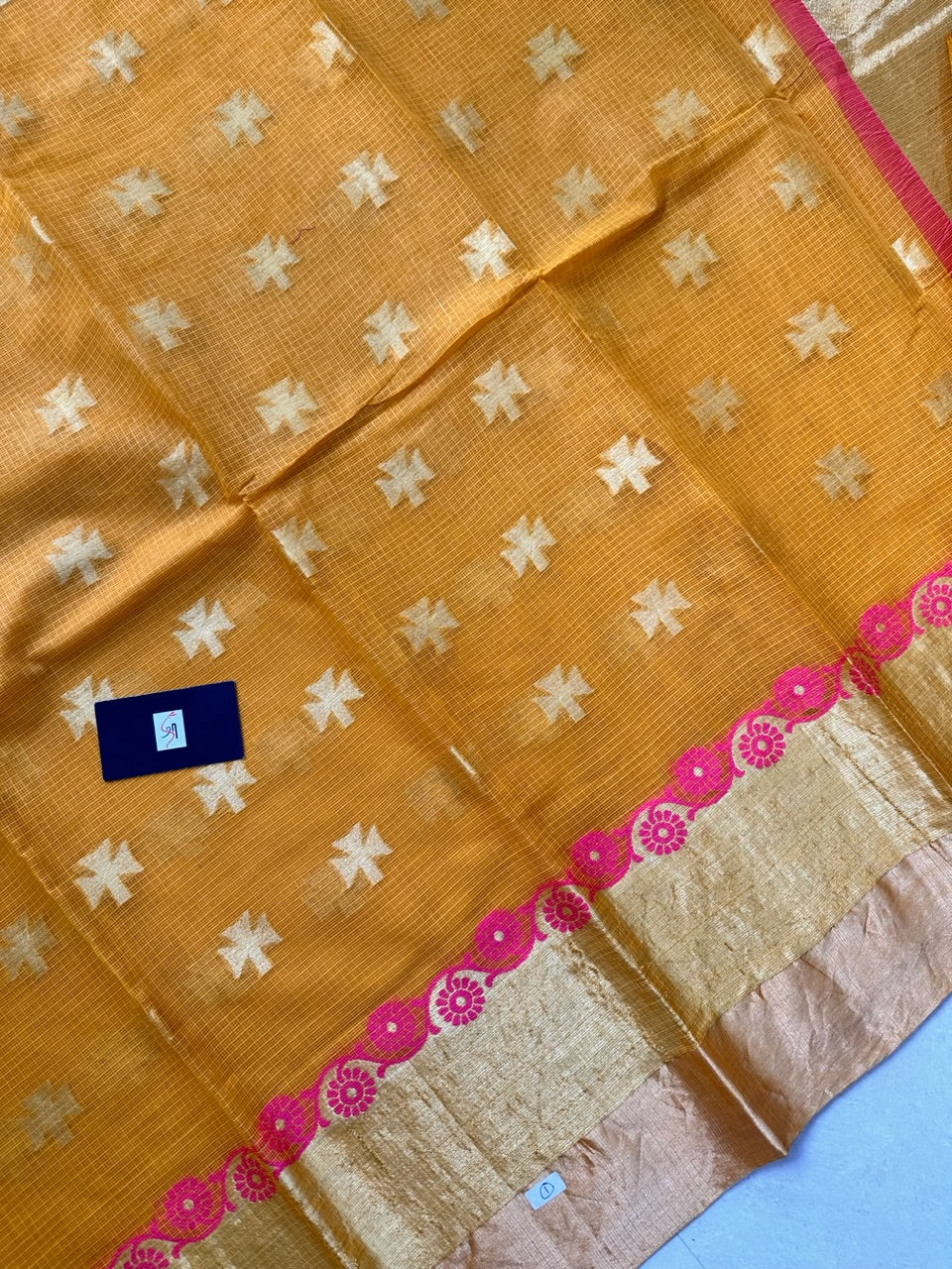 Pure Weaved Kota Cotton Doria Saree