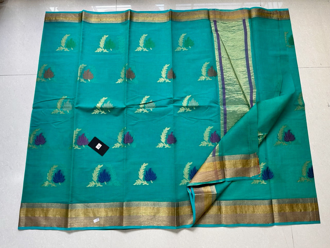 Pure Weaved Kota Cotton Doria Saree