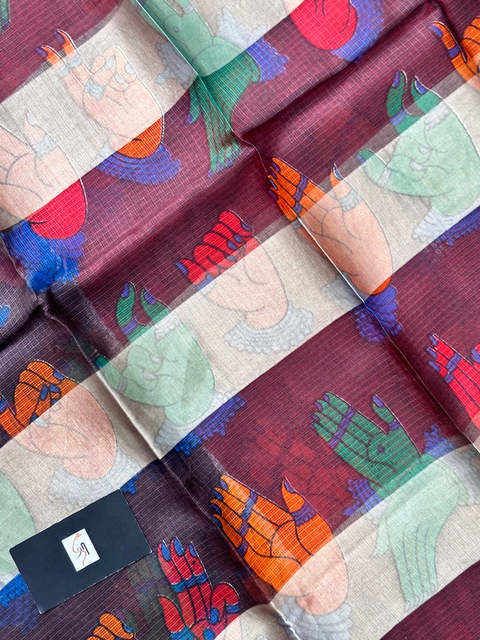 Pure Digital Printed Kota Silk Saree