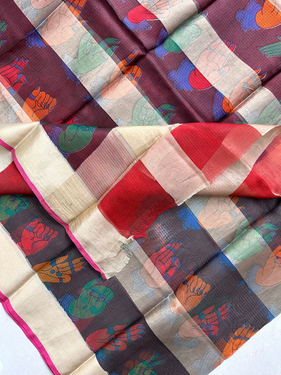 Pure Digital Printed Kota Silk Saree