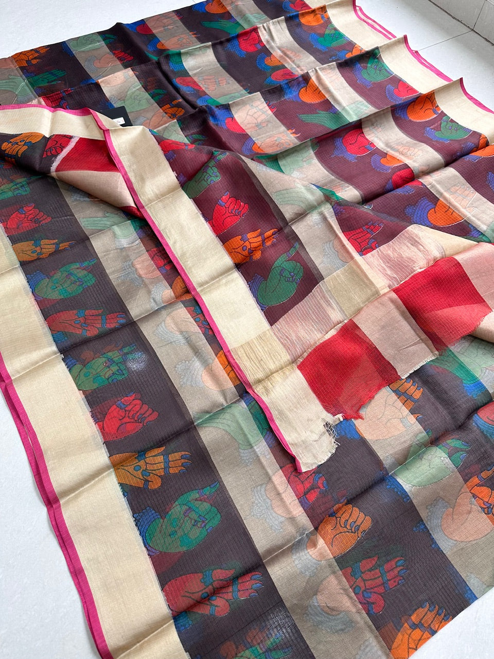 Pure Digital Printed Kota Silk Saree