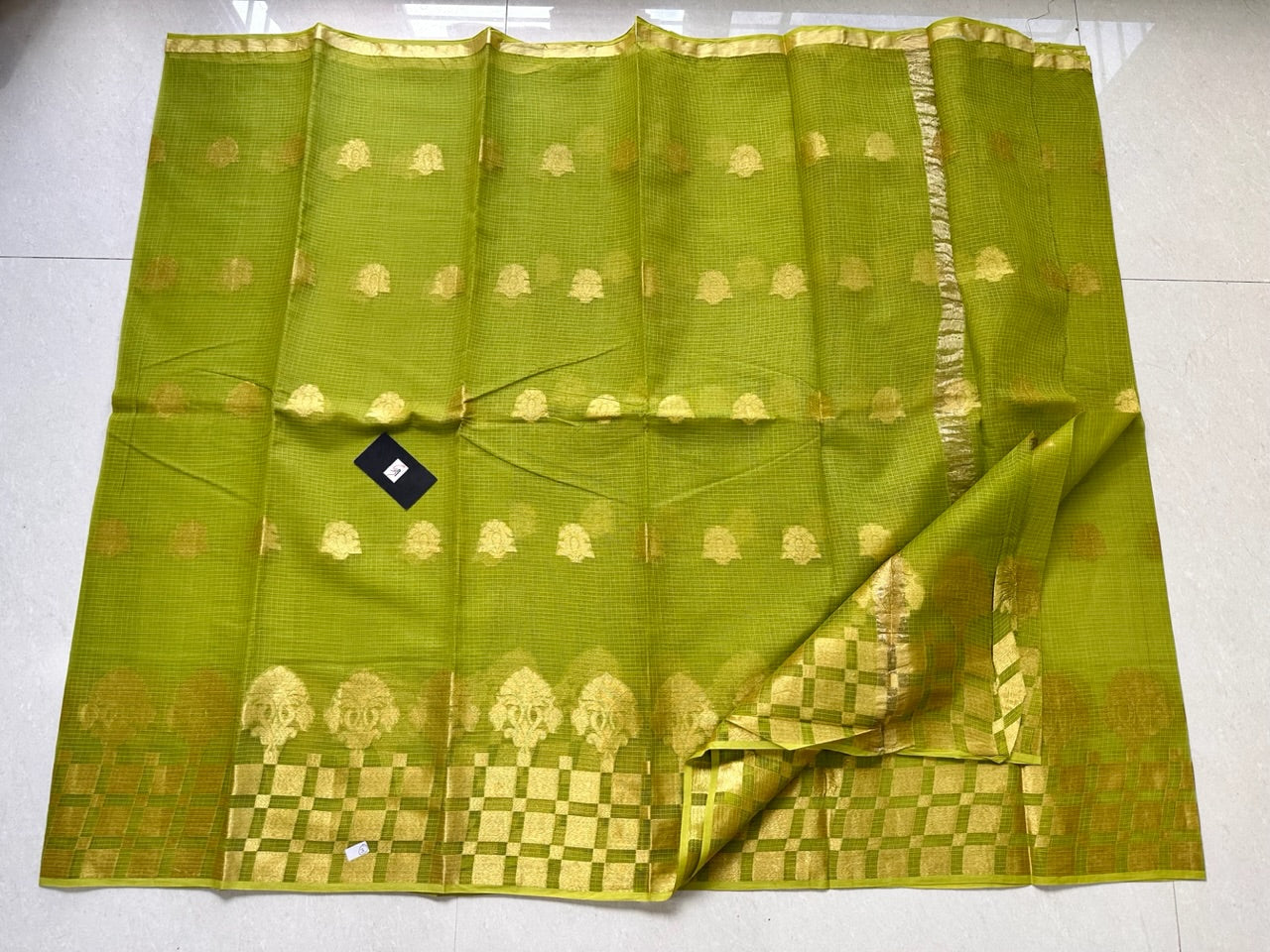 Pure Weaved Kota Cotton Doria Saree