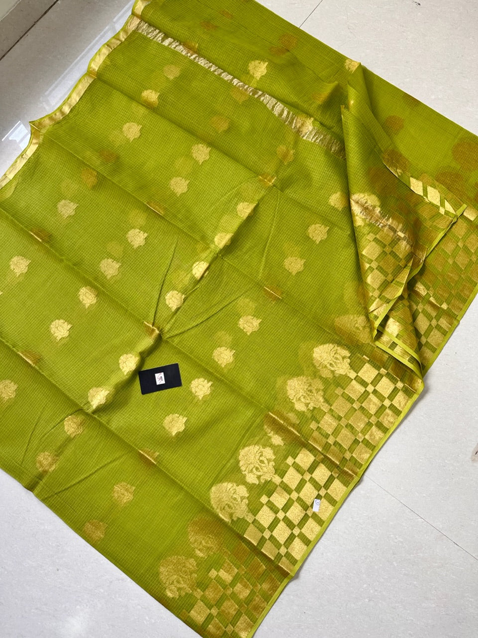 Pure Weaved Kota Cotton Doria Saree