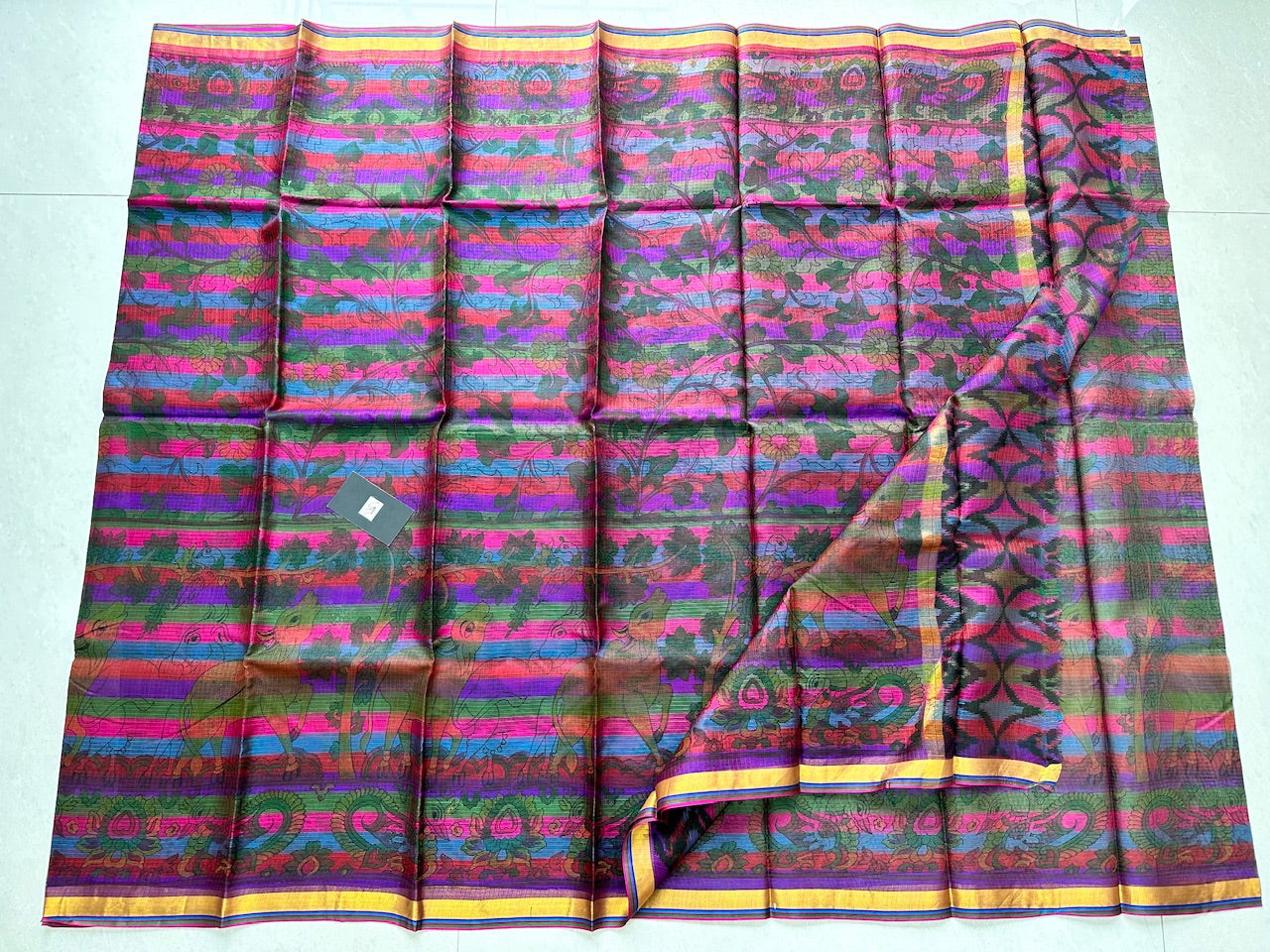 Pure Digital Printed Kota Silk Saree