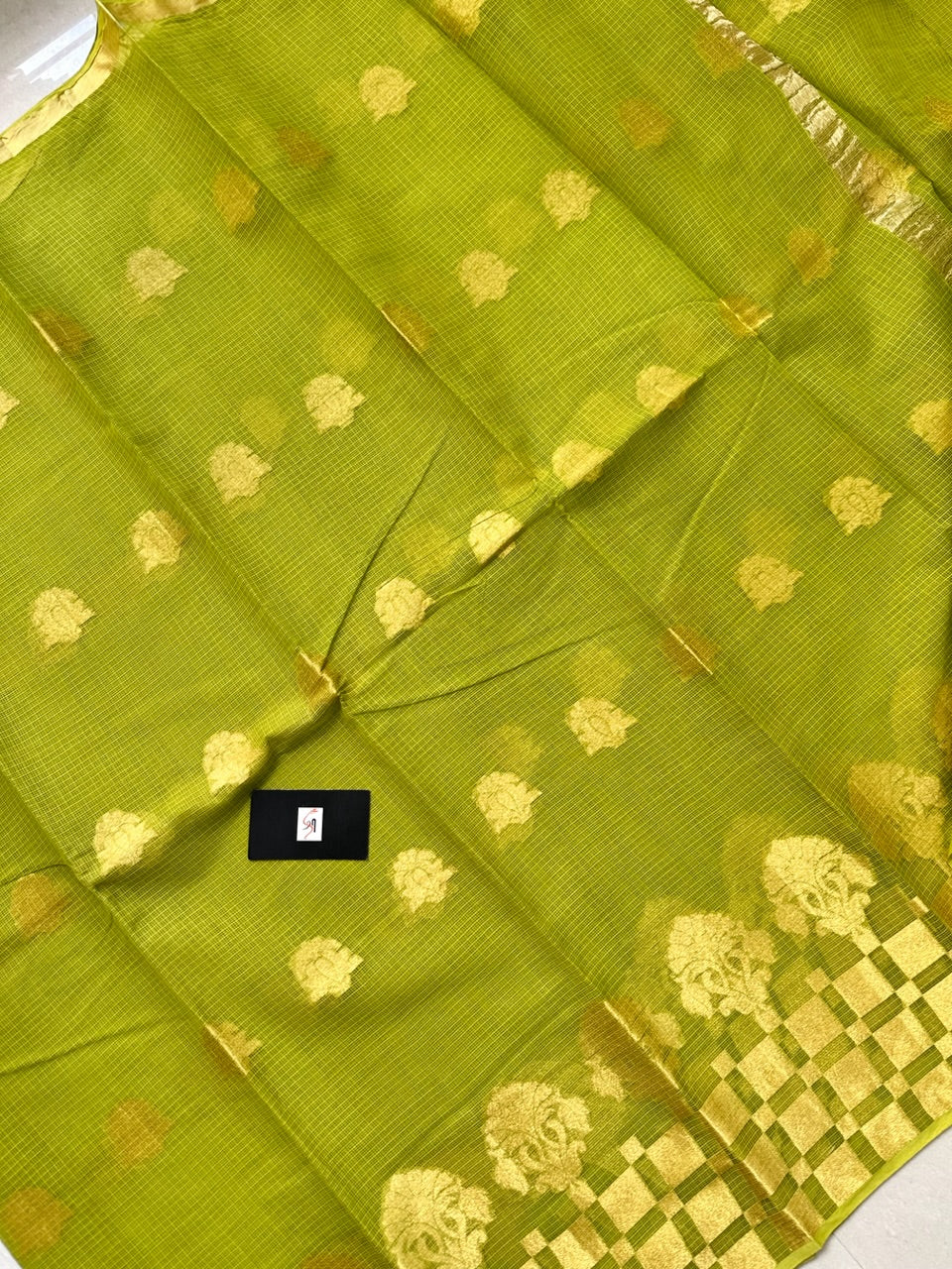 Pure Weaved Kota Cotton Doria Saree