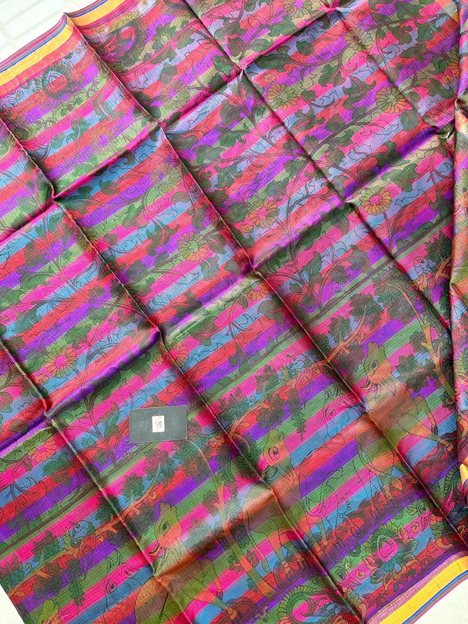 Pure Digital Printed Kota Silk Saree