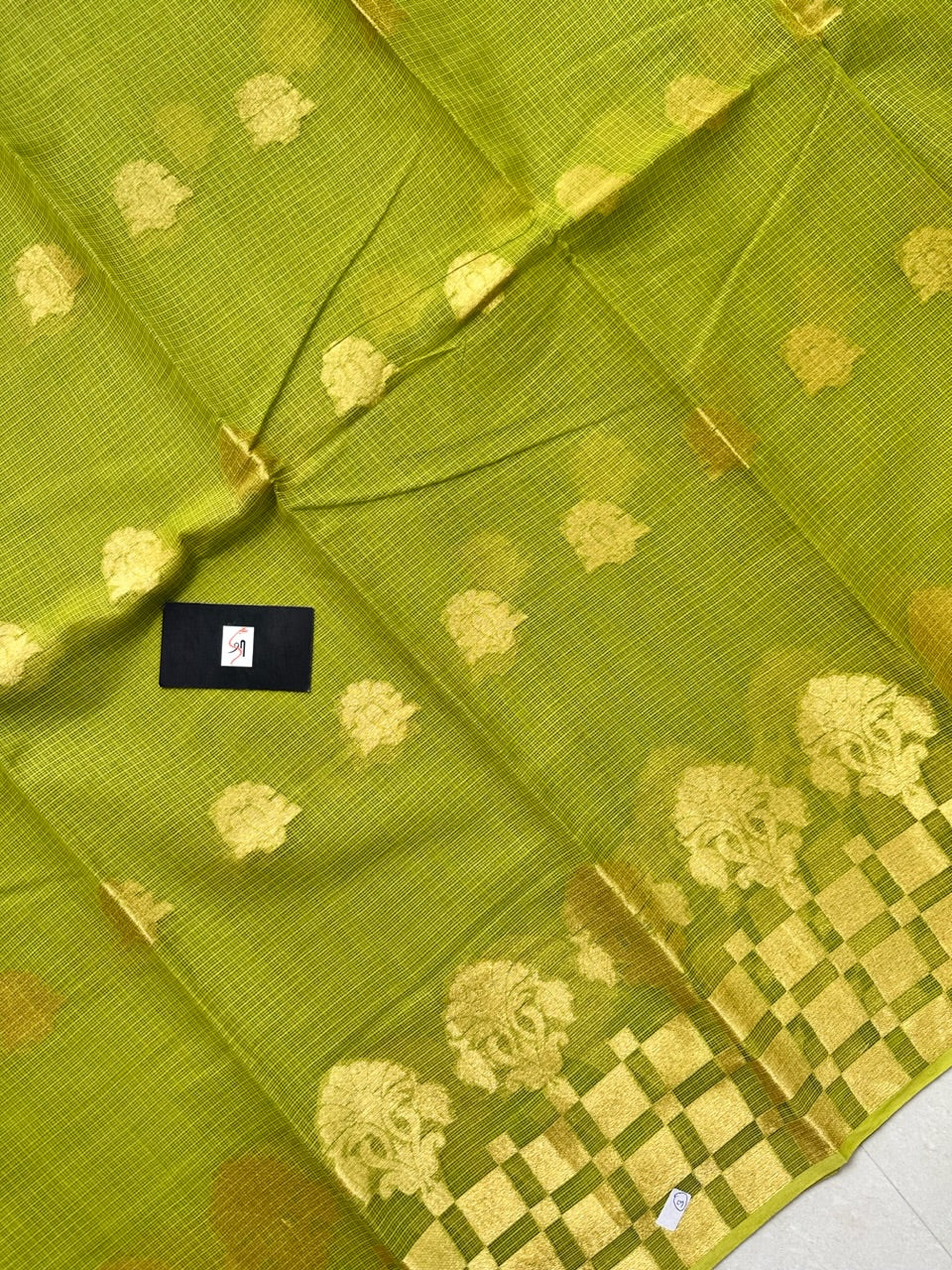 Pure Weaved Kota Cotton Doria Saree