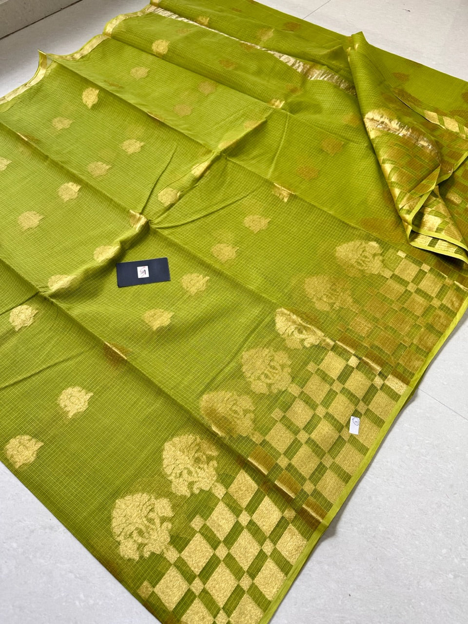 Pure Weaved Kota Cotton Doria Saree