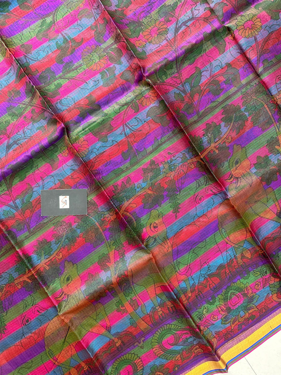 Pure Digital Printed Kota Silk Saree