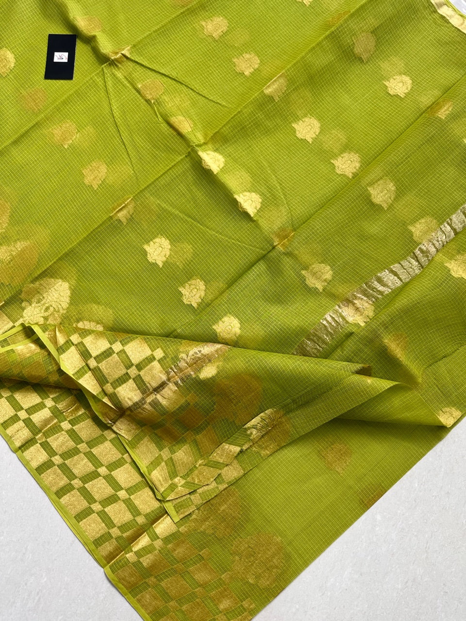 Pure Weaved Kota Cotton Doria Saree