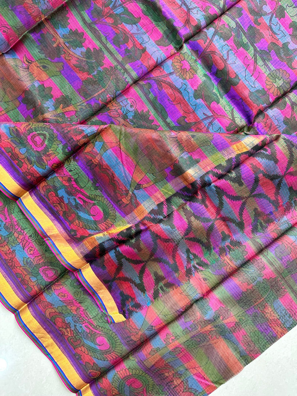 Pure Digital Printed Kota Silk Saree