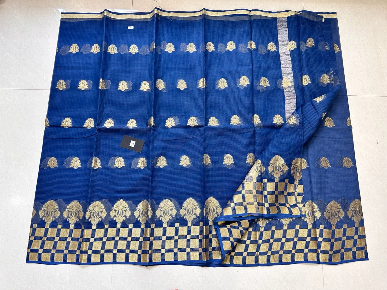 Pure Weaved Kota Cotton Doria Saree