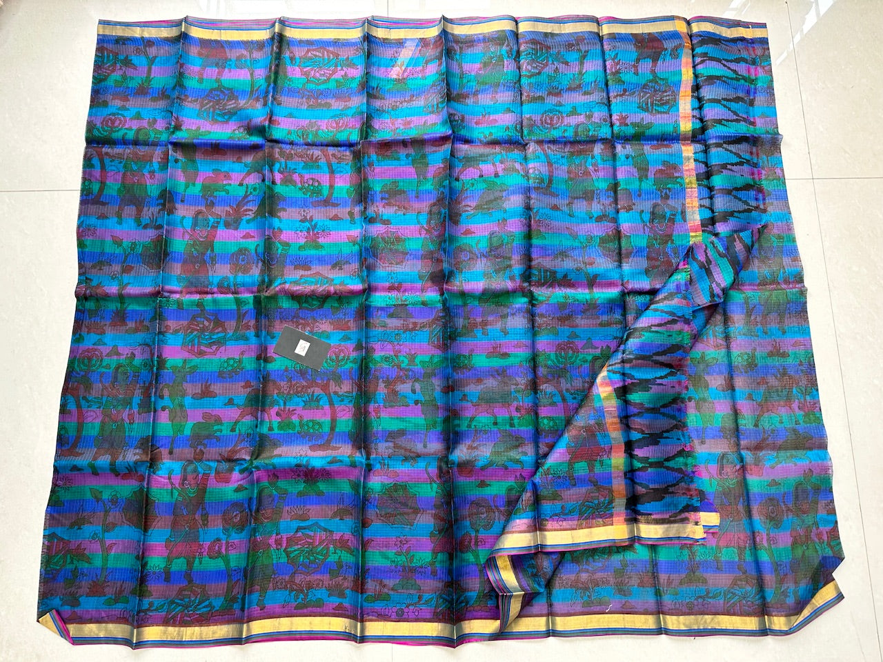 Pure Digital Printed Kota Silk Saree