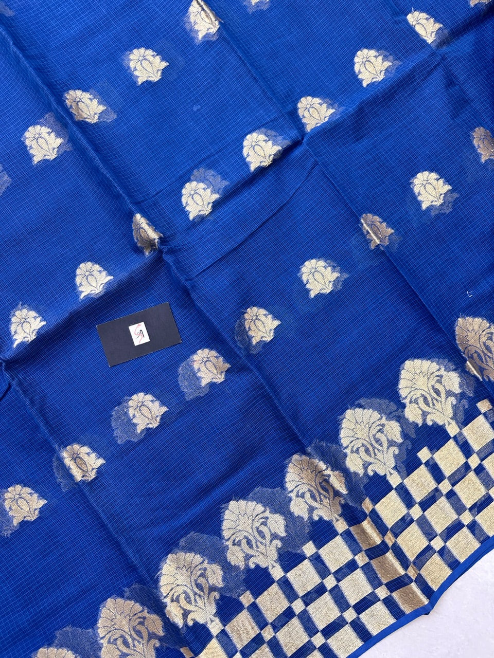 Pure Weaved Kota Cotton Doria Saree