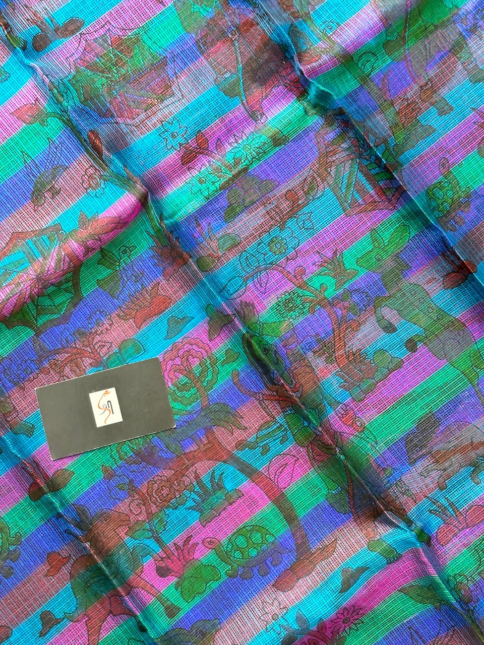 Pure Digital Printed Kota Silk Saree